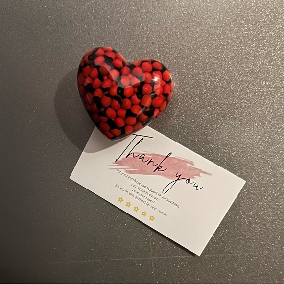 NWOT 🆕 Huayruros 3D Heart-Shaped Decor Accent, with magnet. - Picture 9 of 9